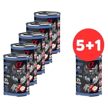 Alpha Spirit Wet Anchovy & Red Apple 6 x 400 g
