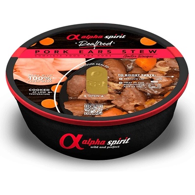 Alpha Spirit Real Food Pork Ears 6 x 280 g