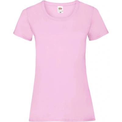 FRUIT OF THE LOOM FU78 Lady Fit Valueweight Tee ružová