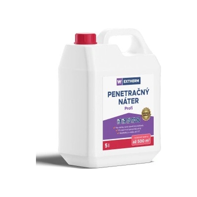 WOODCOTE privátna značka EXTHERM Penetračný náter profi mliečnobiela /5L/ 011016 - EP 05