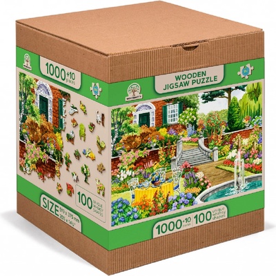 WOODEN CITY Dřevěné Zahrada o páté 2v1 EKO 1010 dielov