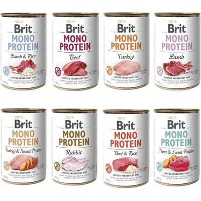Brit Adult Mono Protein Mix příchutí 24 x 400 g