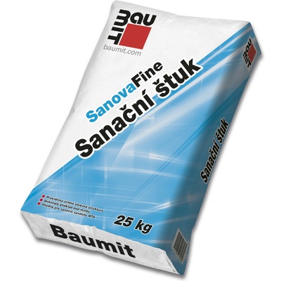 Baumit SanovaFine Sanační štuková omítka 0,6 mm 25 kg
