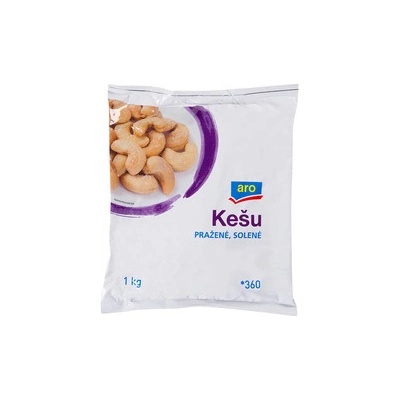 Aro kešu pražené solené, 1kg