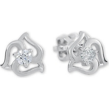 Soliter Strieborné náušnice sa kryštály 436 001 00568 04