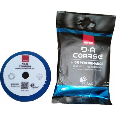 Rupes High Performance Coarse Cutting Foam Pad D-A Coarse 80/100 mm