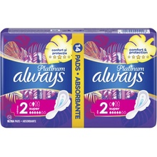 Always Platinum Long Plus velikost 2 hygienické vložky s křidélky 14 ks