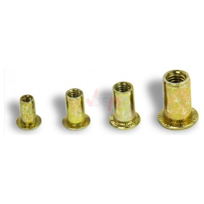 DEMA Slepé nitovacie matice M3/M4/M5/M6, 100-dielna sada