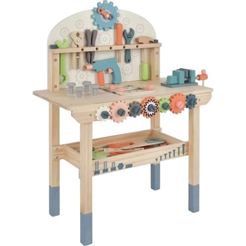 Costway Игрален комплект Costway - Дървена работилница с инструменти (TM10036)
