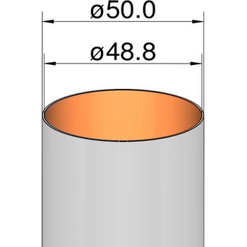 Klima Papírová trubka 50 mm / 500mm