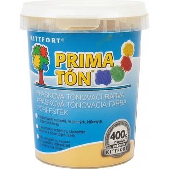 KITTFORT Prášková tónovací barva Primatón – 400 g Hněď kaštanová