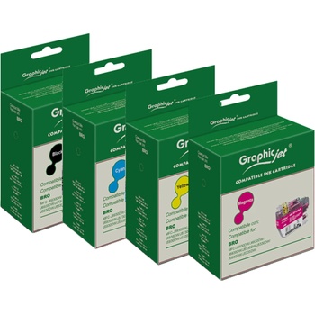 Image 1 of Compatible Lc970/1000c Съвместима мастилена касета (циан)