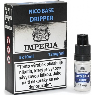 Nikotinová báze Imperia Dripper (30/70): 5x10ml / 12mg