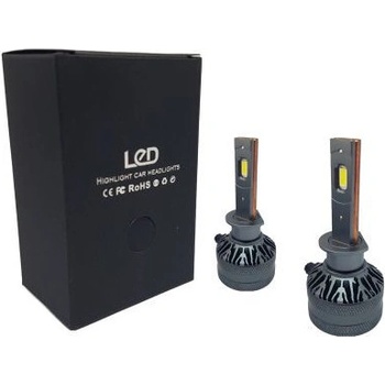 Лед крушки - Led система H1 модел A60 за фарове - 155 000 Лукса 55W - Canbus 6000K - 1500% повече светлина