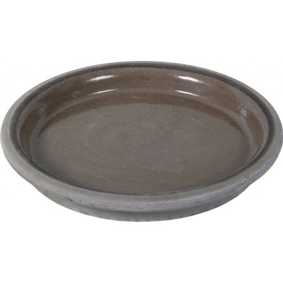 Disko Miska pod kvetináč, ø 32 cm, 3,8 cm, keramika, sivohnedý, 002232ČM