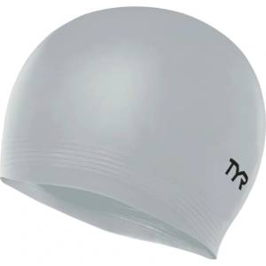 Tyr latex swim cap сребърен