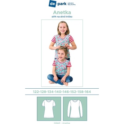 de-park Papírový střih 2v1 - Anetka vel.122-164