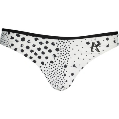 KARL LAGERFELD Дамски бански долнище karl lagerfeld, xs, Бял (kl22wbt21_bianco_white)