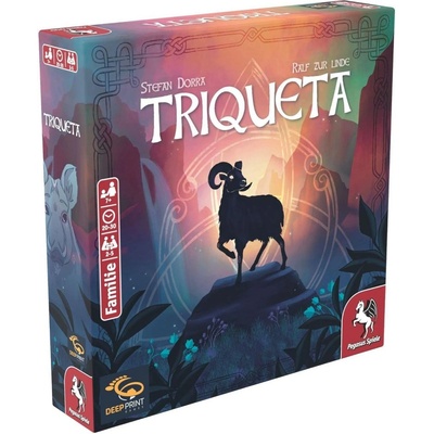 Pegasus Spiele Настолна игра Triqueta - Семейна (BGBG0004688N)