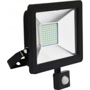 Zahradní lampy Ecolite Černý LED reflektor 30W SMD s pohybovým čidlem