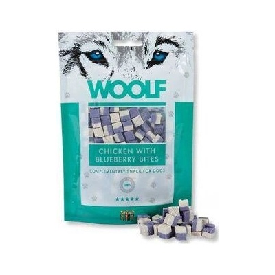 WOOLF Classic pôch. Kuracie s čučoriedkovými kúskami 100 g