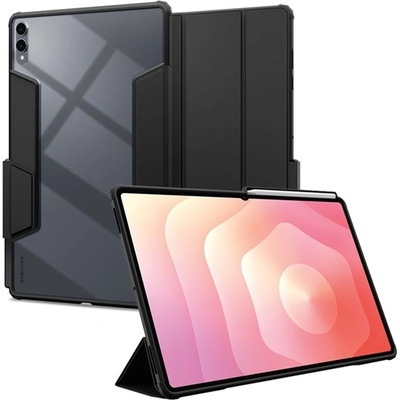 Spigen Samsung Tab S11 Ultra WIFI SPIGEN AIR SKIN PRO калъф с ефект на еко кожа, активен FLIP, поставка за молив, черен ACS10221 (ACS10221)