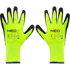 NEO TOOLS ИЗОЛИРАНИ РАБОТНИ РЪКАВИЦИ, НАЙЛОН С ЛАТЕКСОВО ПОКРИТИЕ, 4142x, РАЗМЕР 8 , 97-613-8 (97-613-8)