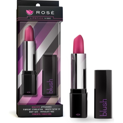 Мини вибратор, стилно червило, 10, 1см. - Rose Lipstick Vibe (BLUSH00080)