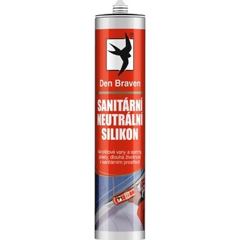 DEN BRAVEN Sanitárny silikón neutrálny 280 ml transparentný