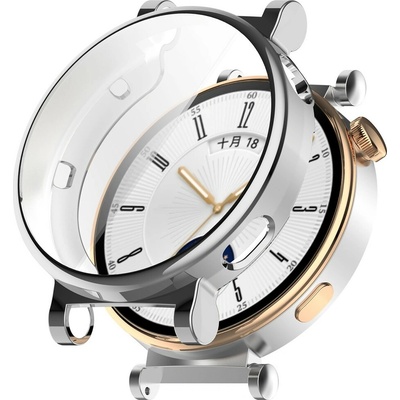 VSETKONAMOBIL 119659 TPU FULL COVER Kryt pre Huawei Watch GT 4 41mm strieborný