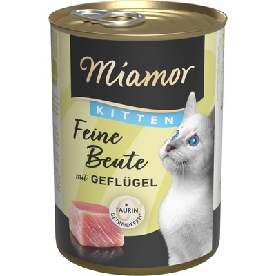 Miamor Feine Beute Kitten hydinové 24 x 400 g