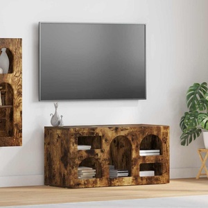 vidaXL ТВ шкаф ELST 80 x 35 x 40 см Димян дъб Инженерна дървесина (891279)