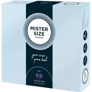 MISTER SIZE - презерватив тънък - 69мм - 36 броя - desirel