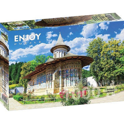 Enjoy Пъзел Enjoy - Манастир Воронет, Сучава, 1000 части (5949194010622)