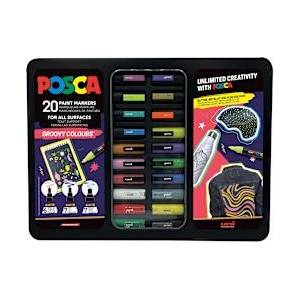 uni Маркер Posca Groovy Colors Set 20 части