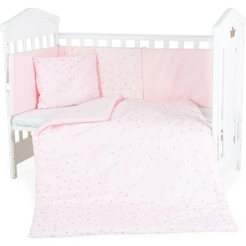 Moni Спален комплект 6 части 120/60 NOOK Pink stars (3800146270551)