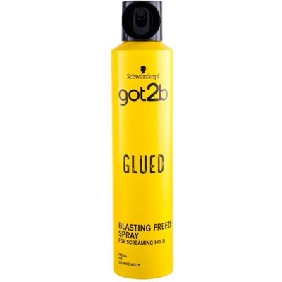 Schwarzkopf Got2b Glued Blasting Freeze Spray лак за коса с екстремно силна фиксация 300 ml унисекс