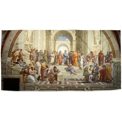 Sablio Uterák Athénská škola Raffael Santi 50 x 100 cm