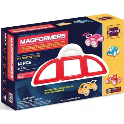 Magformers Moje první bugy červené 14 ks – Zboží Dáma