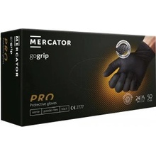 Mercator Medical Gogrip Black Nitrilové rukavice čierne 50 ks