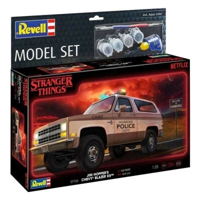 REVELL ModelSet STRANGER THINGS auto 67724 1985 Chevrolet K5 Blazer 1:25