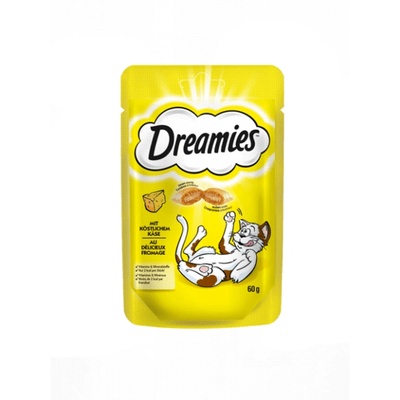 Dreamies лакомство за котки със сирене - 60 гр