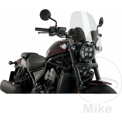 Puig plexi TOUR NEW GEN PUIG transparent HONDA CMX 1100 A REBEL ABS 21-24, CMX 1100 D REBEL DCT ABS 21-24, CMX 1100 TA REBEL ABS 23-24, CMX 1100 TD REBEL DCT ABS 23-24