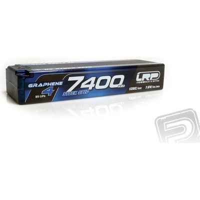 LRP Electronic HV Stock Spec GRAPHENE-4 7400mAh Hardcase Akku 7.6V LiPo 135C/65C