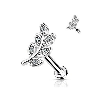 Šperky4U piercing do brady větvička LB1090C-1208