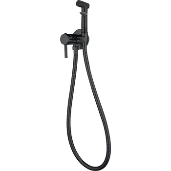 Cascada Месингов смесител Cascada Grey с бидетна слушалка (3528139)