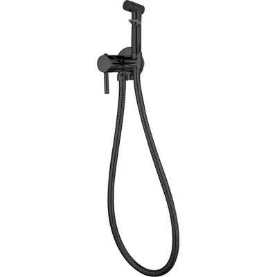 Cascada Месингов смесител Cascada Grey с бидетна слушалка (3528139)