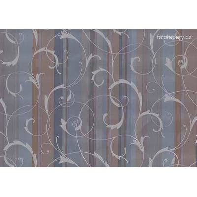 Gekkofix Samolepící fólie Decor, Scroll overprint bleu/grey, rozměry Scroll overprint bleu/grey, šíře 45cm, cena za 1 m