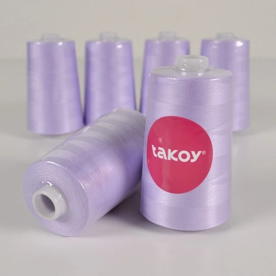 Takoy Overlock / coverlock polyesterová nit TKY 5000 barva lila – Zboží Dáma