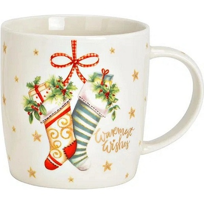 WURM Порцеланова чаша с коледни чорапи, 350мл (1440)